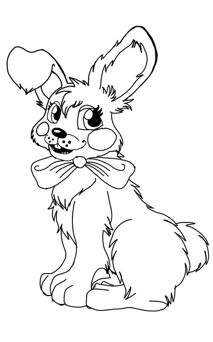 707x1131 Toy Bonnie Line Art By Ulquixxgrimm