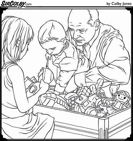 468x496 Grand Memories Toy Box