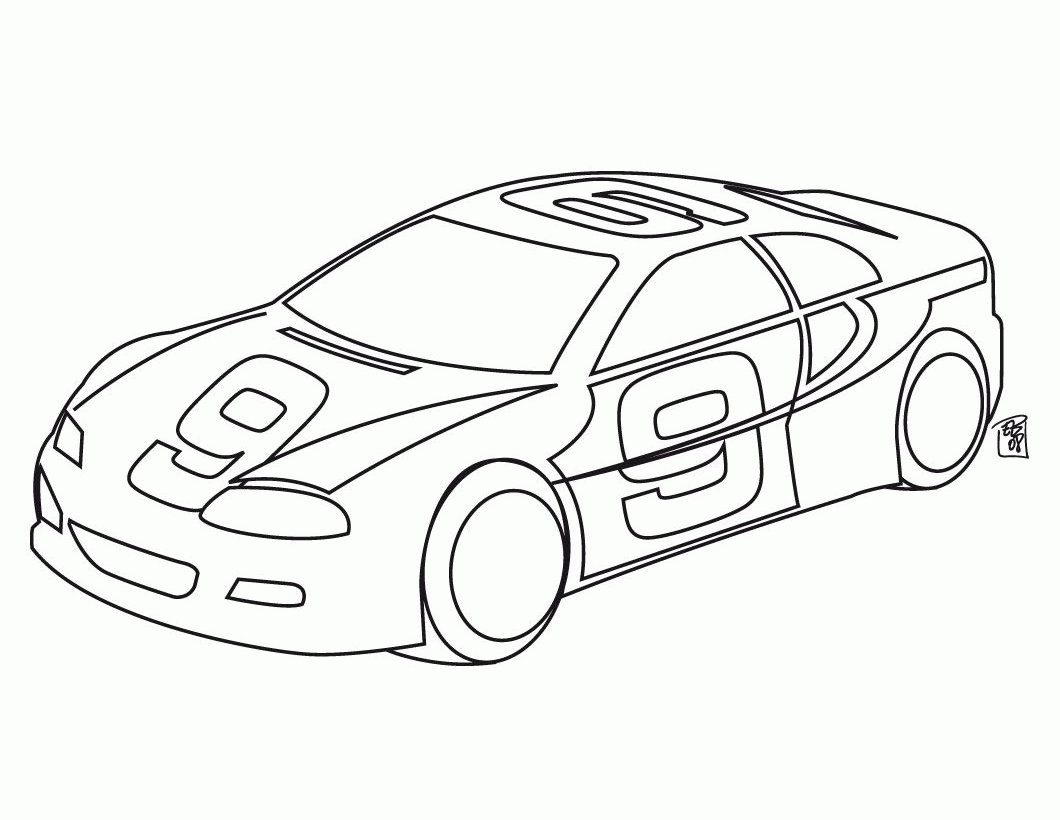1060x820 Toy Car Coloring Page
