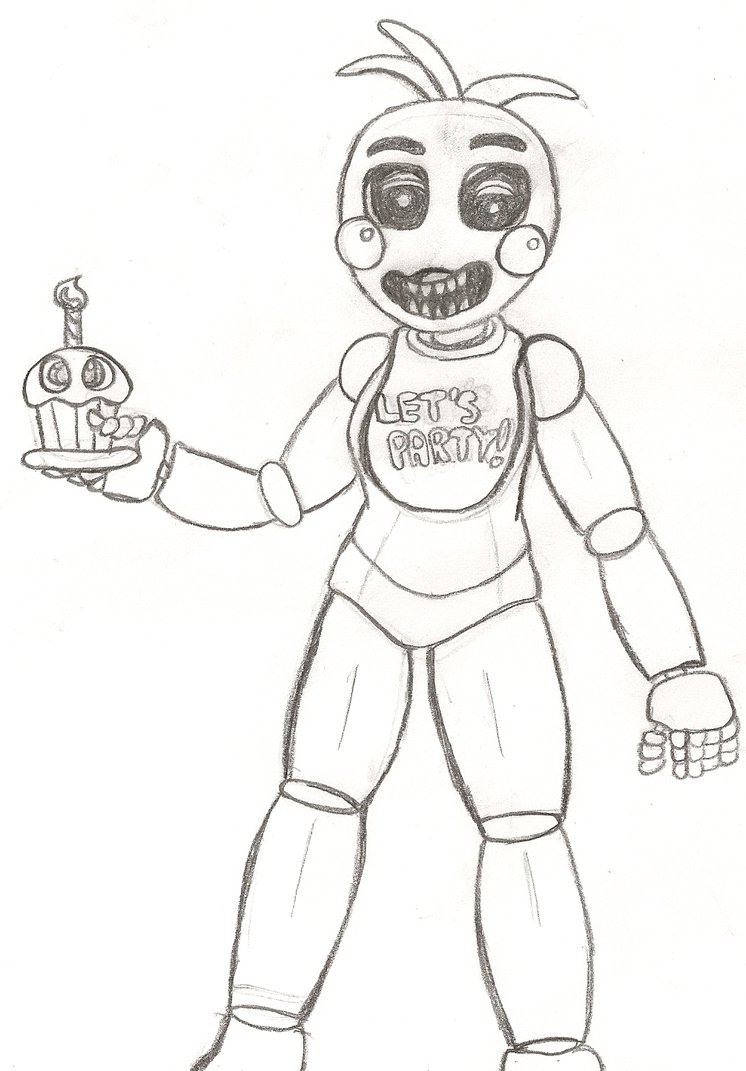 746x1071 Toy Chica And Her Cupcake By Purplelover7