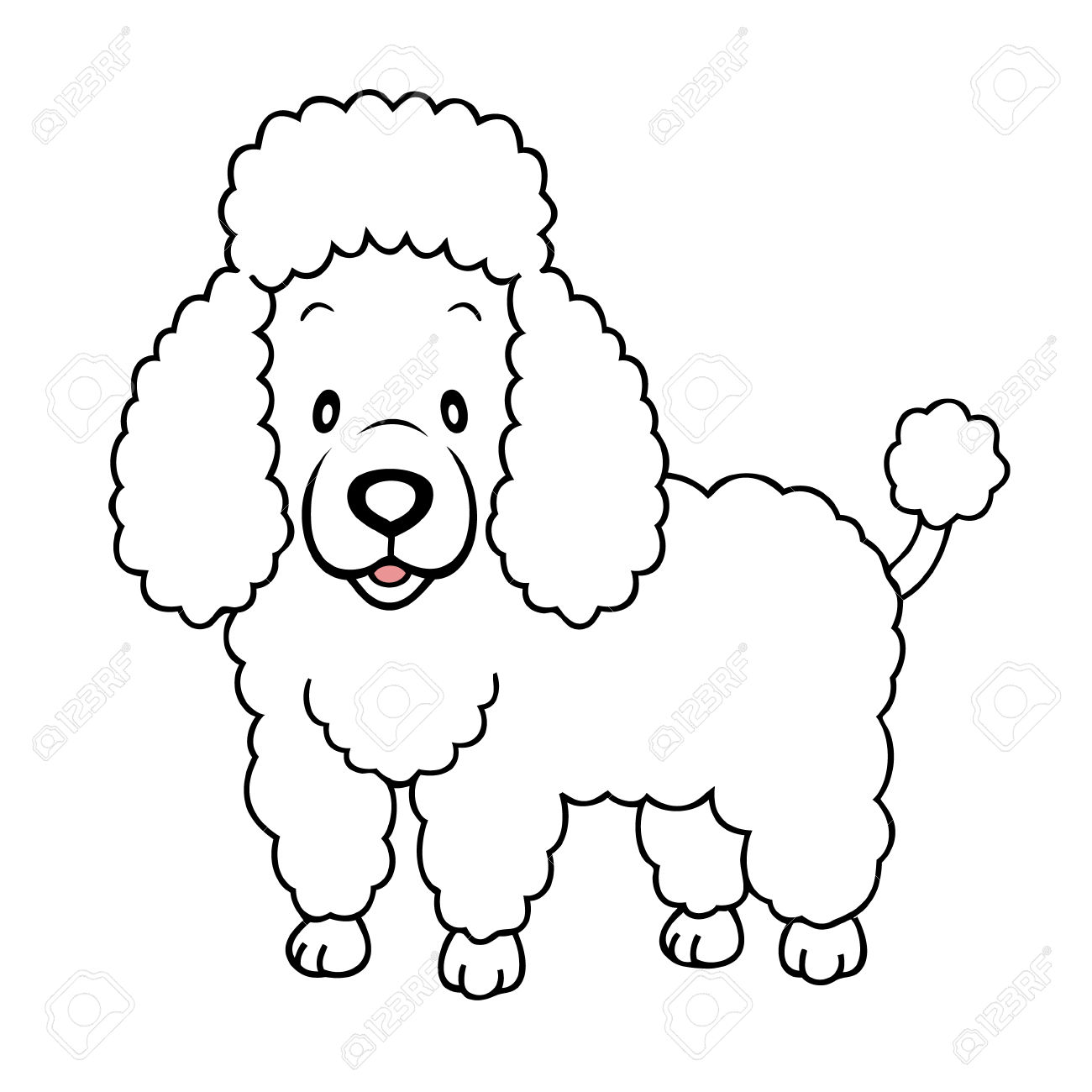 1300x1300 Toy Poodle Clipart