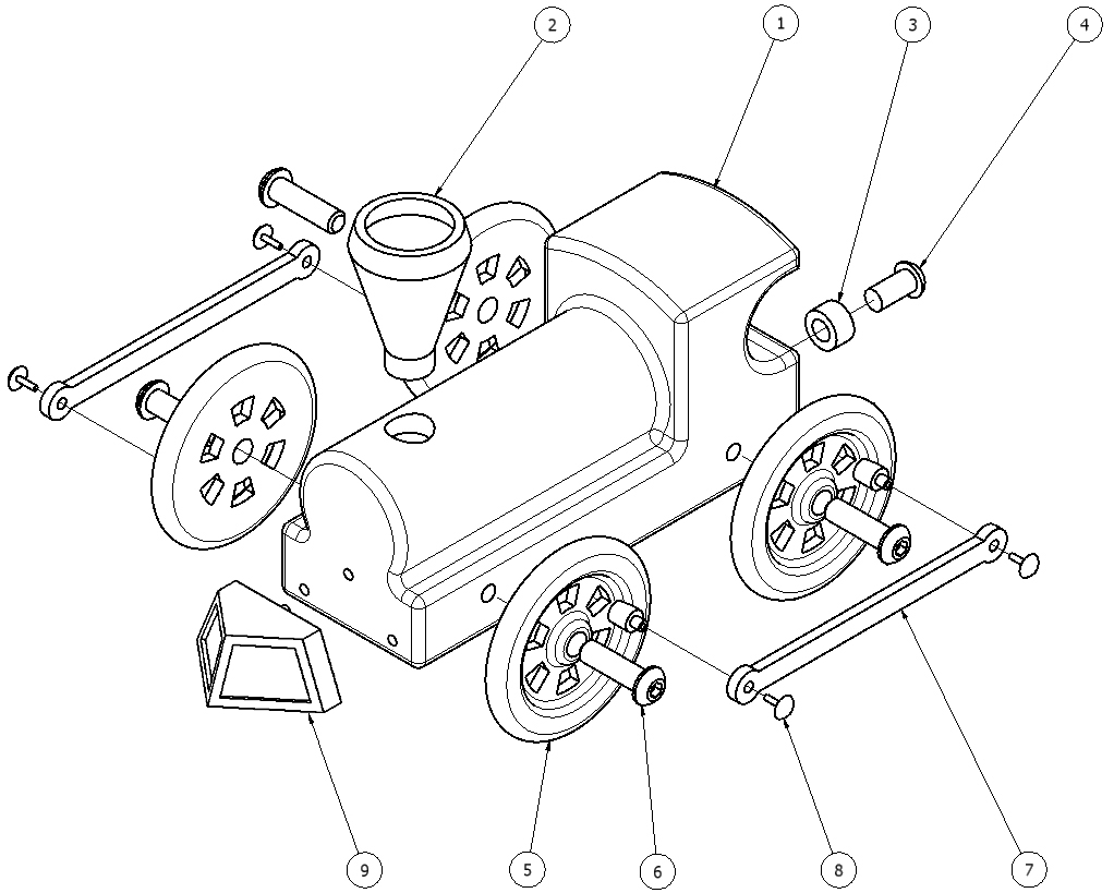 1022x819 Toy Train Design