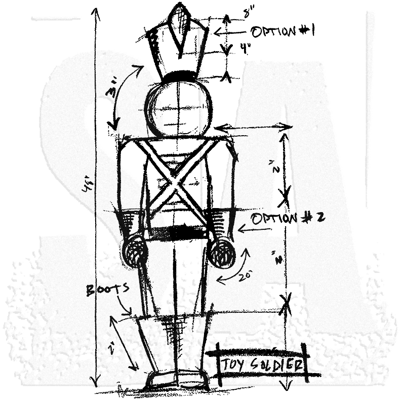 800x800 Tim Holtz Wood Mounted Stamp