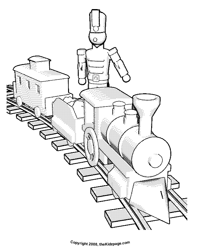 628x796 Toy Soldier And Train Christmas Toys Free Coloring Pages For Kids