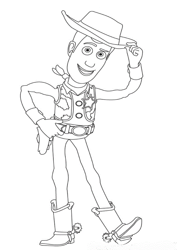 595x842 Toy Story Woody Coloring Pages