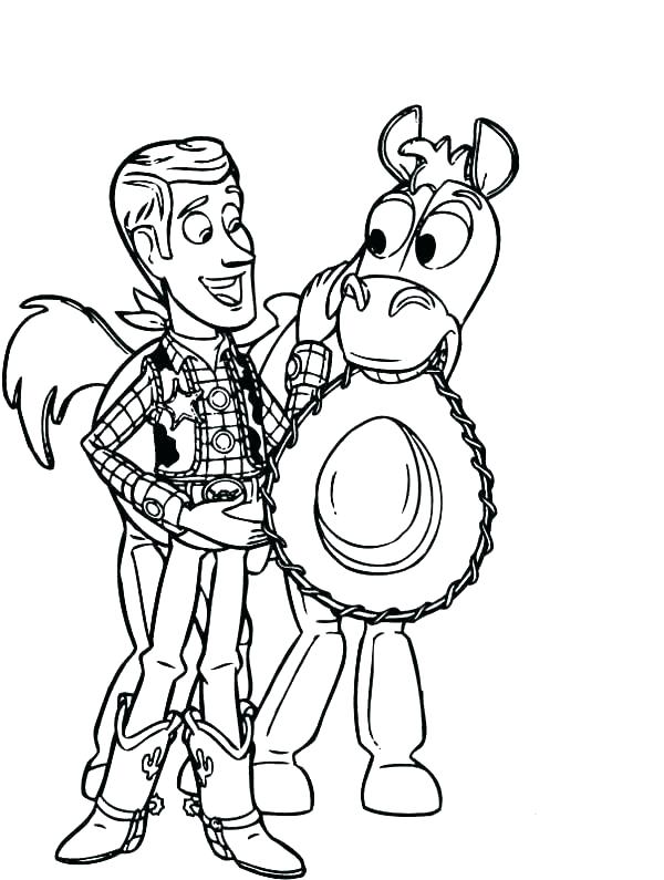 600x795 Toy Story Coloring Books Together With Sheriff Woody Coloring