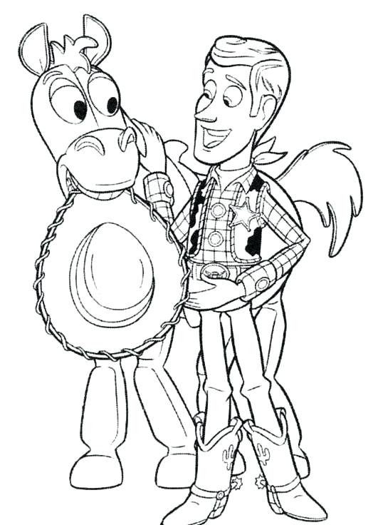 538x736 Woody Toy Story Coloring Page Genesisar.co