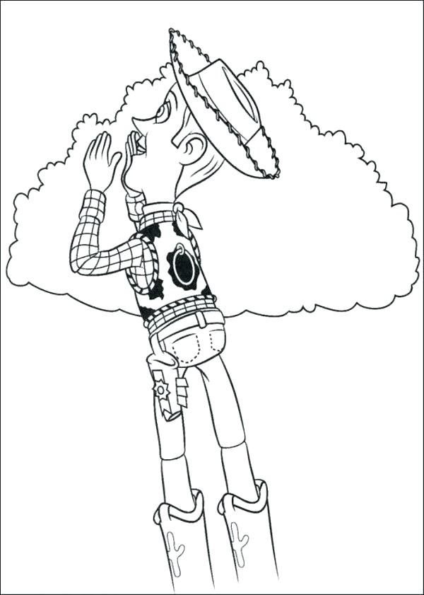 600x841 Fresh Toy Story Woody Coloring Pages New And Buzz Sheriff Is