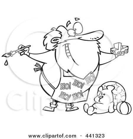 450x470 Royalty Free (Rf) Clip Art Illustration Of A Cartoon Black