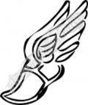 300x357 Winged Foot Track Shoe Tattoo Ideas Tattoo