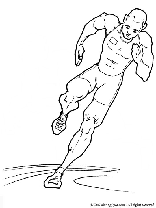 540x720 Runner (Track) Audio Stories For Kids Amp Free Coloring Pages