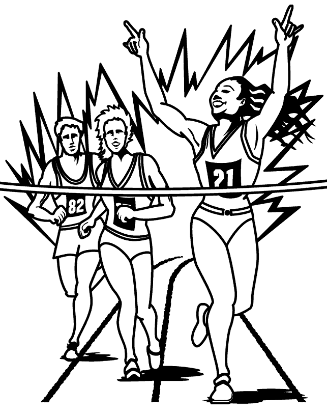 643x815 Running Coloring Pages