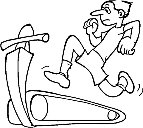 480x431 Running Track Coloring Page Free Printable Coloring Pages