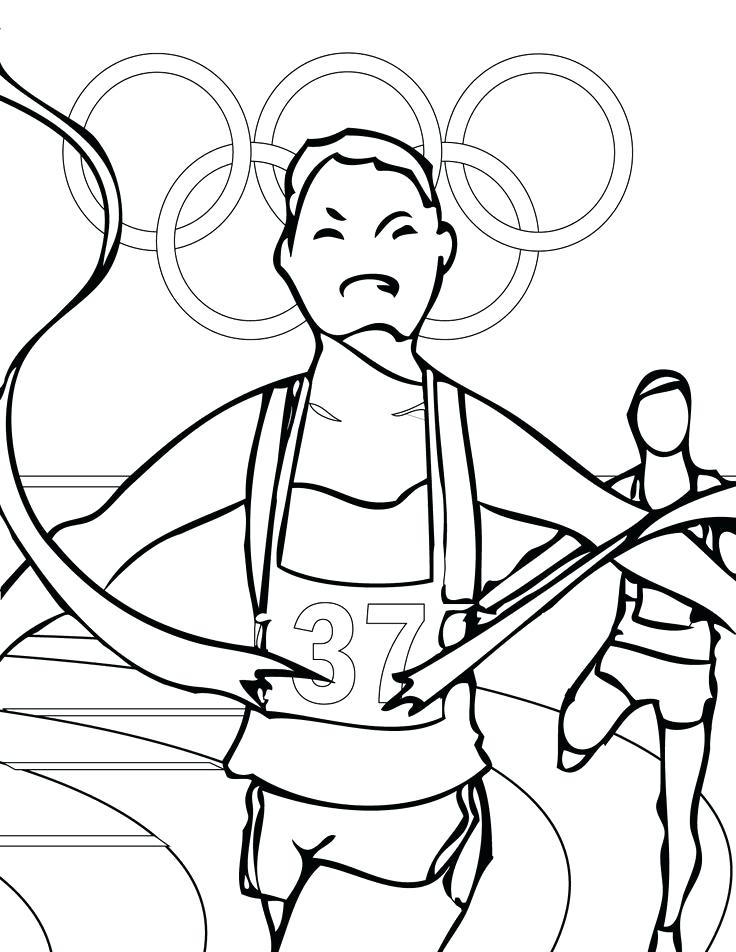 736x952 Track And Field Coloring Pages Sports Colouring Sheets Google
