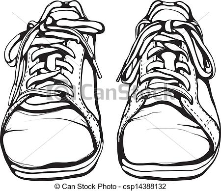 450x389 Running Shoes Drawing Clipart Panda