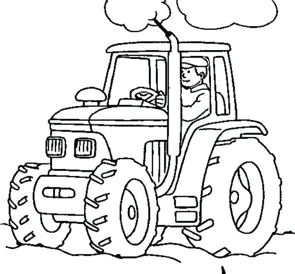 600x558 Fresh Tractor Coloring Pages For Free Printable Tractor Coloring