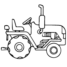 230x230 Coloring Pages Tractor Coloring Pages Free Printable For Kids