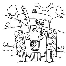 230x230 Top 25 Free Printable Tractor Coloring Pages Online