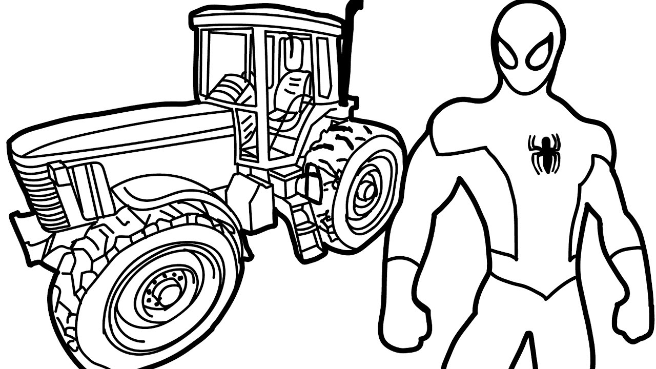 1280x720 Tractor Coloring Book 14309 Scott