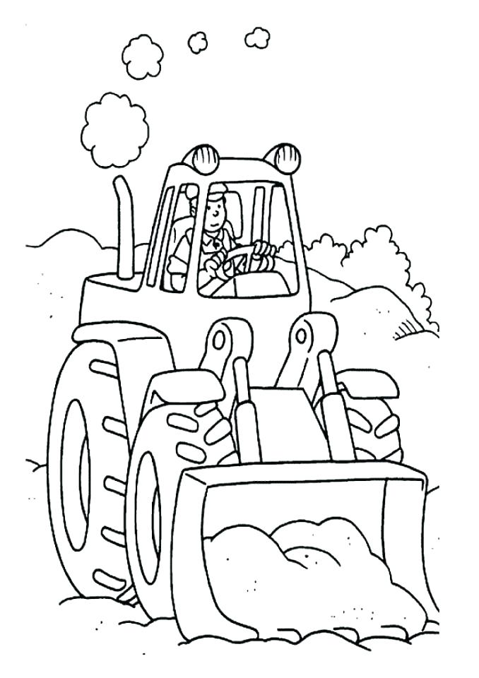 678x960 Free Tractor Coloring Pages
