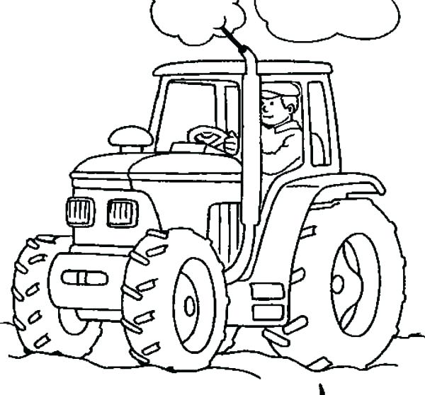 Tractor Line Drawing at GetDrawings | Free download