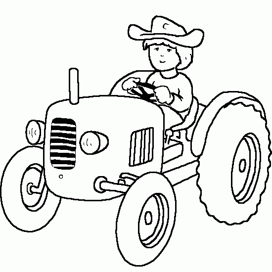 Tractor Line Drawing at GetDrawings | Free download