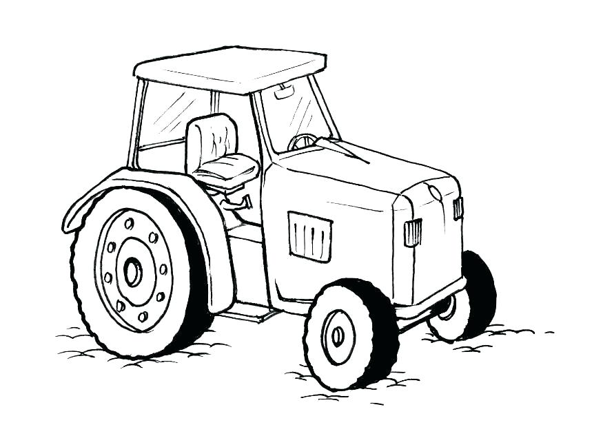 875x620 Ideal Free Tractor Coloring Pages Best
