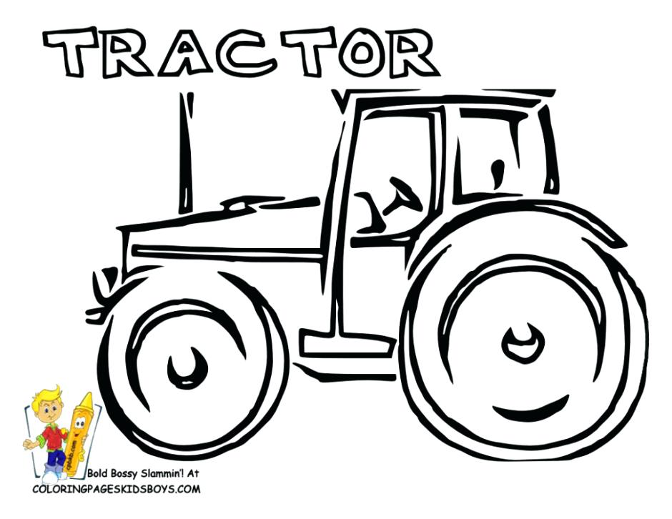 940x726 Tractor Color Page John Coloring Pages Free Tractor Coloring Pages