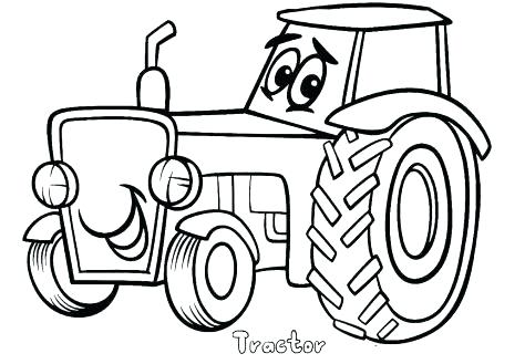 Tractor Outline Drawing at GetDrawings | Free download