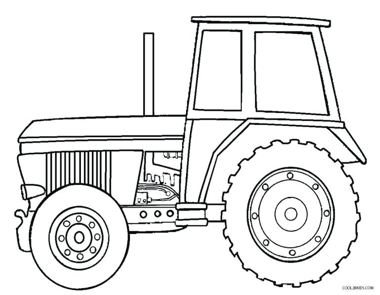 770x598 This Is Tractor Coloring Page Images Free John Coloring Pages