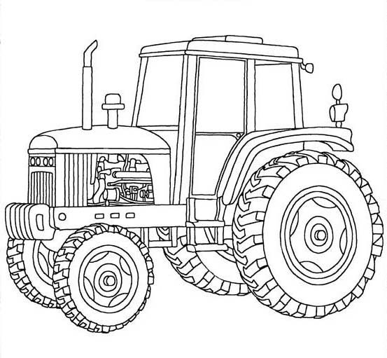 553x511 Drawn Tractor Traktor