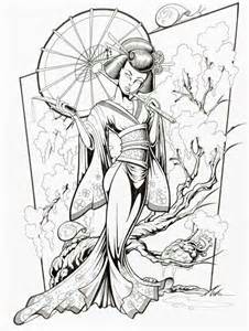 226x300 Japanese Geisha Tattoo Drawings