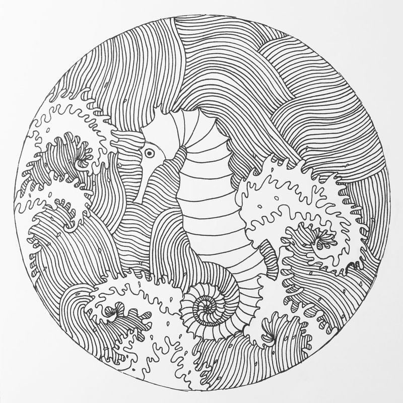 800x800 Japanese Inspired Drawings