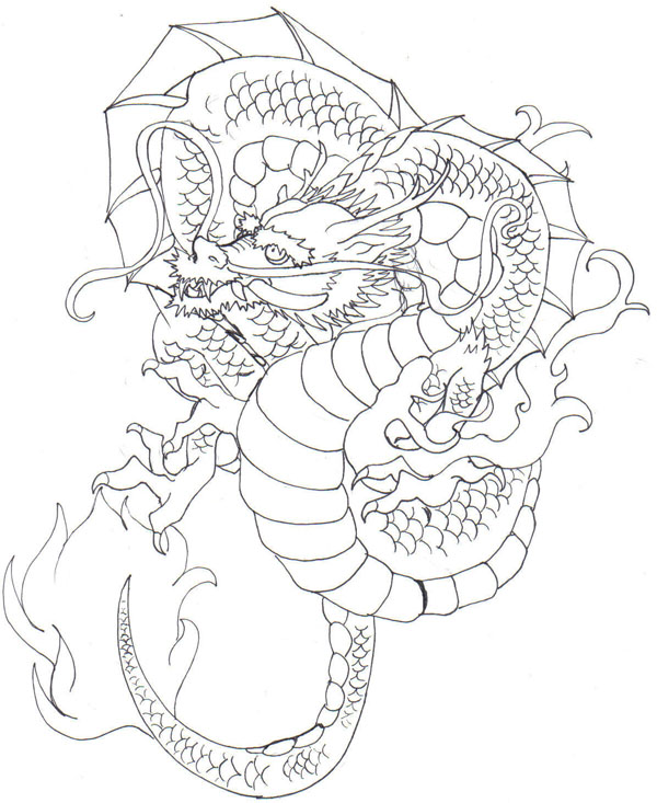 600x733 Go Back Gt Gallery For Gt Japanese Drawings Of Dragons Japanese