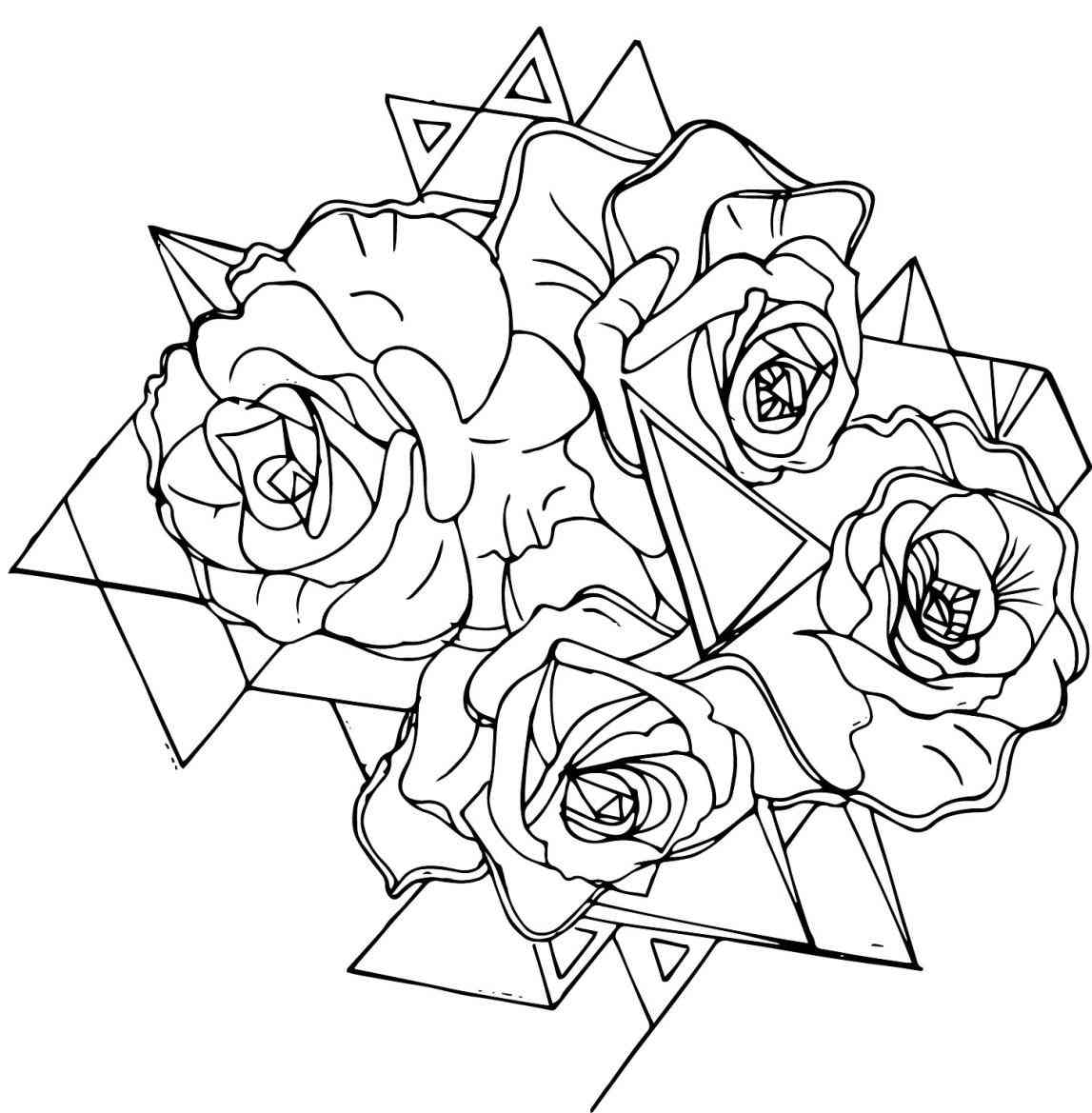 1147x1169 Rose Drawing Outline Drawing Rose Drawings Love Spells