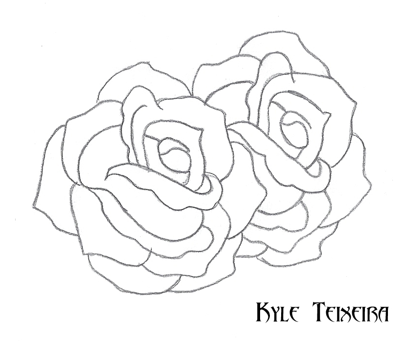 835x698 Traditional Roses By Kyle T