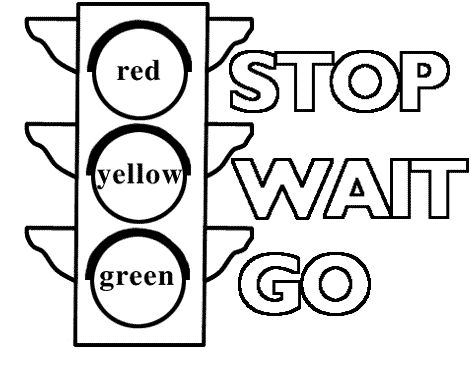 471x367 Traffic Light Coloring Pages