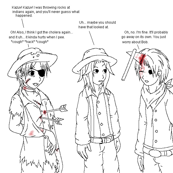 600x600 Non Preggy Oregon Trail Sketch By Kazuv