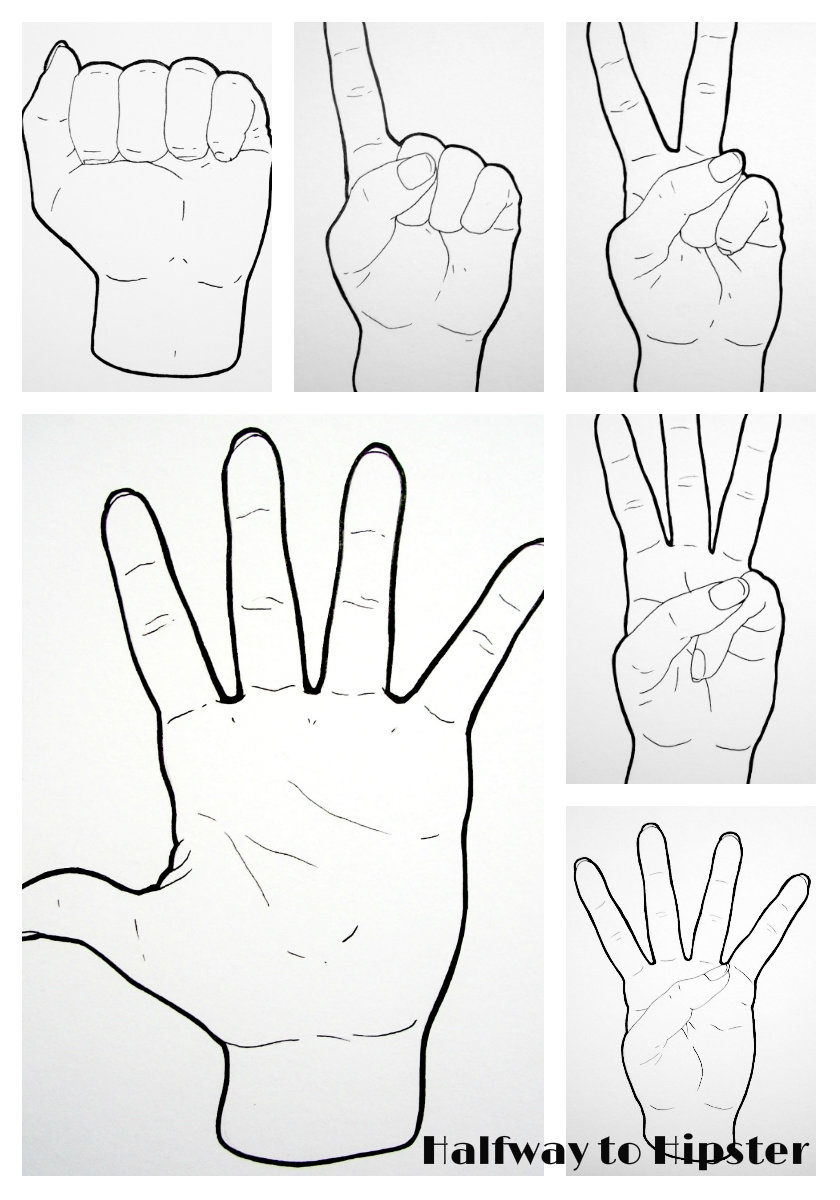840x1200 Simple Drawing Of A Hand Halfway To Hipster Trail Club Commissions