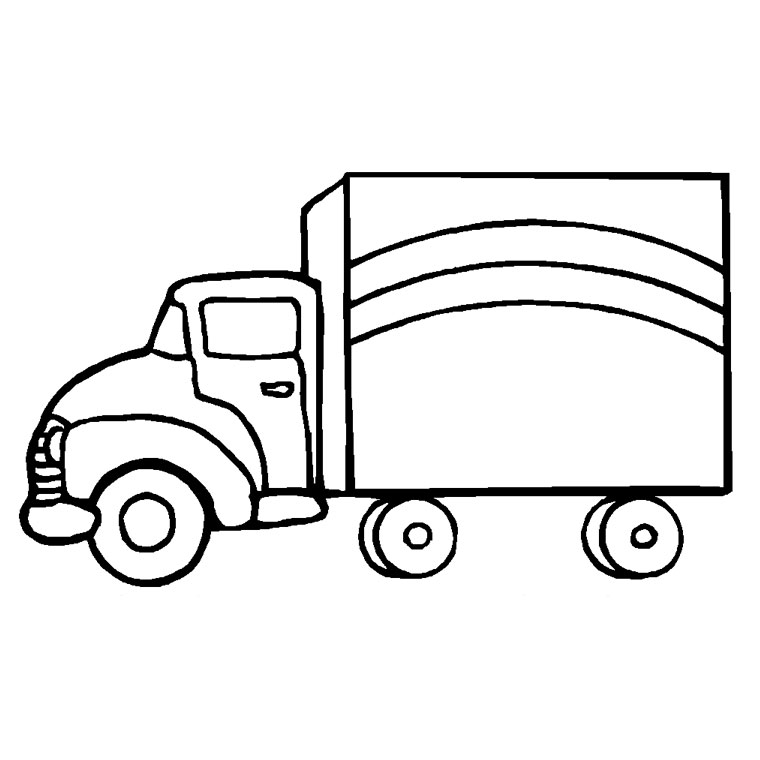 Trailer Drawing at GetDrawings | Free download