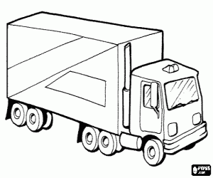 300x250 Trucks Coloring Pages Printable Games