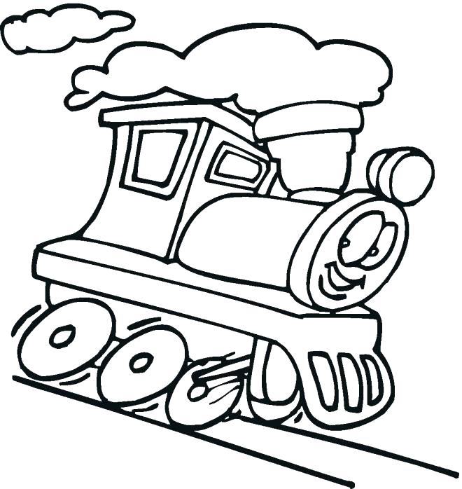 660x698 Train Color Page Printable Train Coloring Pages Free Train