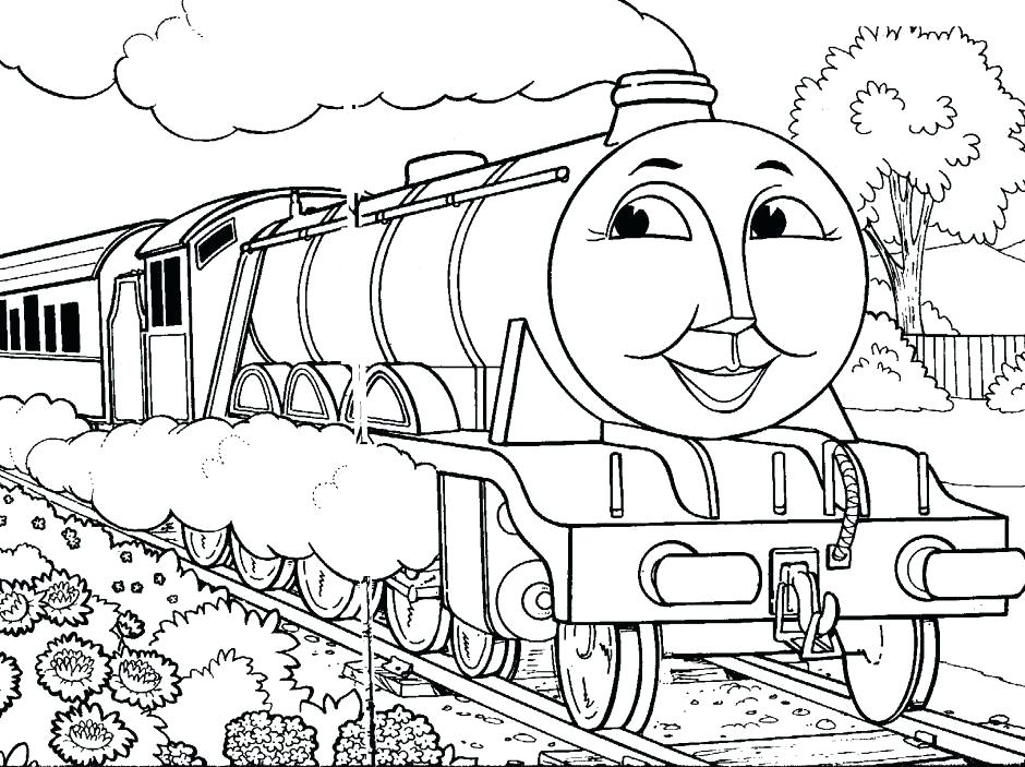 940x703 Free Printable Train Coloring Pages