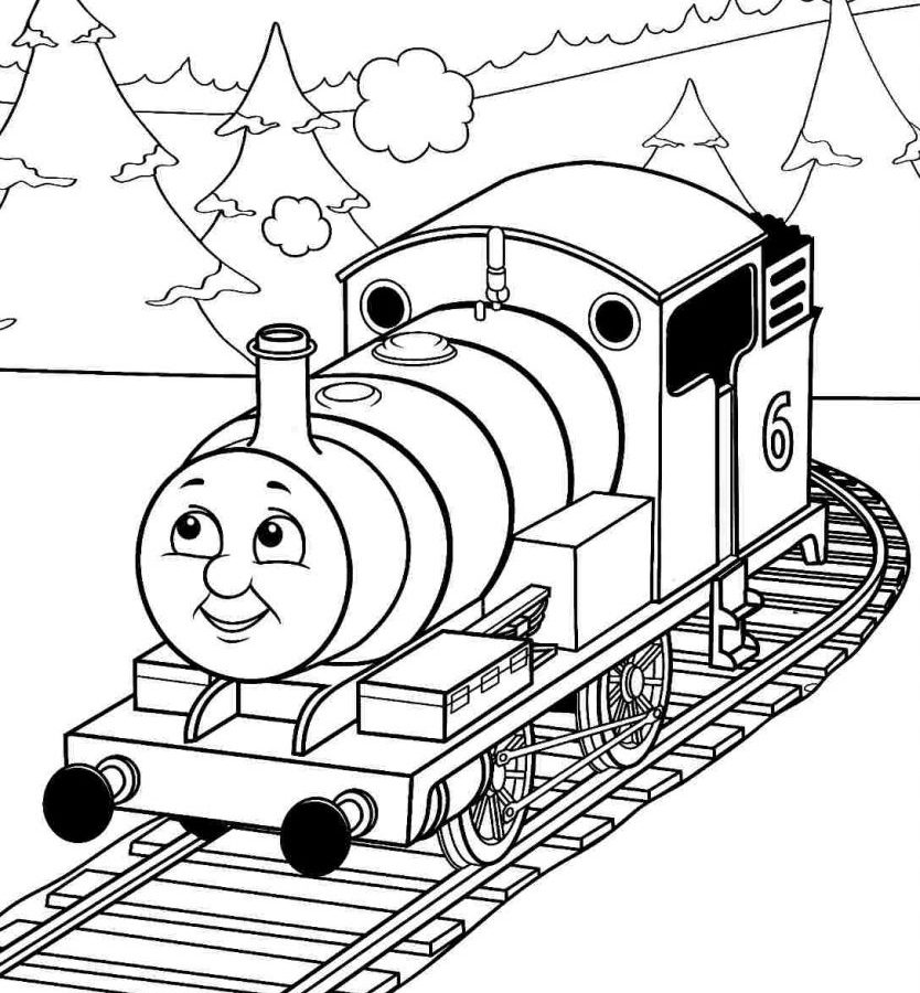 834x900 Coloring Amazing Thomas The Train Book Picture Percy And Friends
