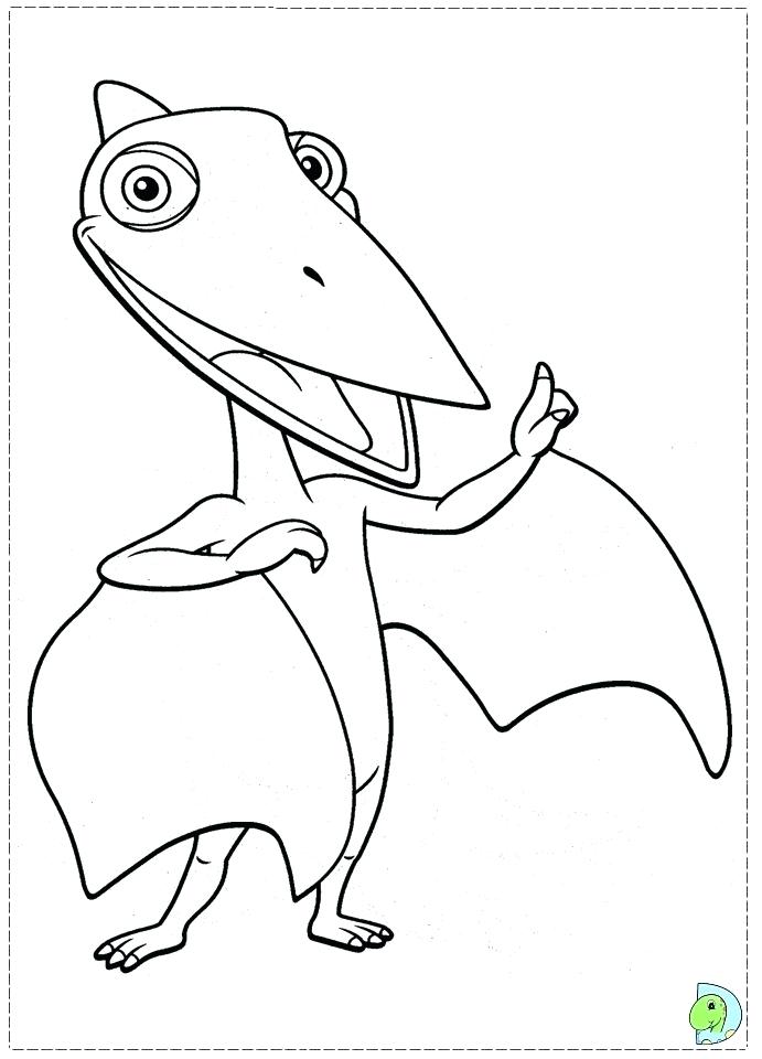 691x960 Dinosaur Train Coloring Book Pages Easy