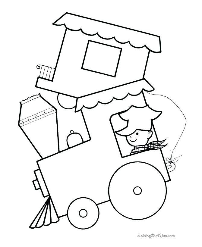 670x820 Printable Childrens Coloring Pages 26 In Addition To Simple Shapes
