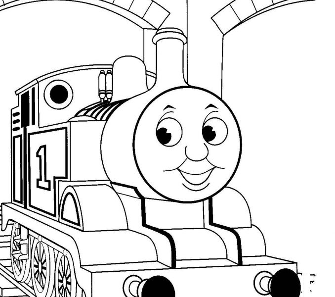 678x600 Thomas The Train Color Pages Kids Coloring