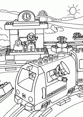 265x375 Lego Coloring Pages For Kids To Print And Color