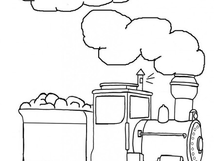 440x330 13 Train Color Page, 20 Best Dream Train Drawing Images