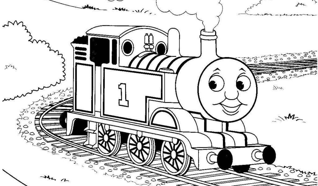 1024x600 Thomas The Train Printable Coloring Pages